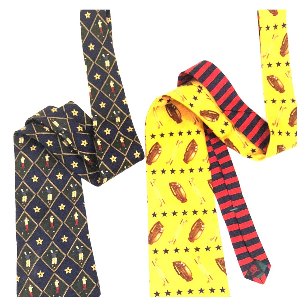 👔 Vintage TOMMY HILFIGER Golf Necktie 👔